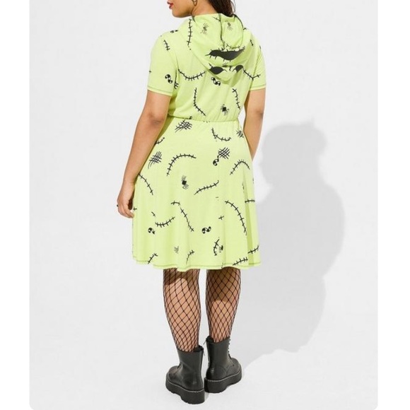 TORRID NWT Disney The Nightmare Before Christmas Oogie Boogie Mini Hoode… - Picture 3 of 6